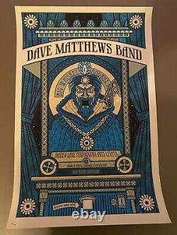 Dave Matthews Band Poster 2010 DMB Fortune Teller #/400 Darien Lake RARE! Zoltar