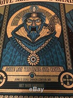 Dave Matthews Band Poster 2010 DMB Fortune Teller #/400 Darien Lake RARE! Zoltar