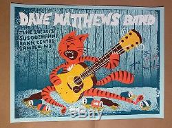 Dave Matthews Band Poster 2013 Camden NJ Fitz Susquehanna N1 #/710 DMB