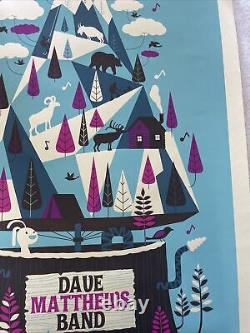 Dave Matthews Band Poster 2013 Commerce Colorado Dick's Methane Studios Numbered