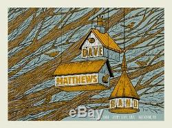 Dave Matthews Band Poster 2014 Bristow VA Signed & Numbered #/865