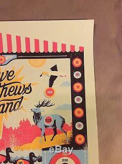 Dave Matthews Band Poster 2014 DMB Clarkston DTE Music Two Arms 46/625