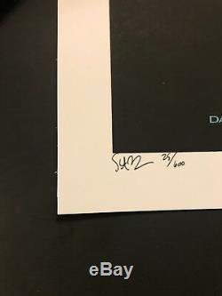 Dave Matthews Band Poster 2014 Darien Lake NY Todd Slater Signed Numbered #/600