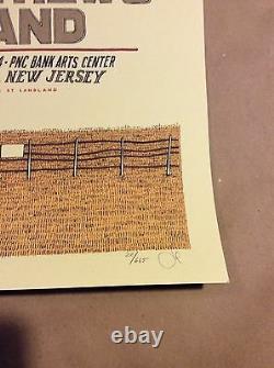Dave Matthews Band Poster 2014 PNC Bank Holmdel, New Jersey Signed # 22/665 DMB