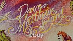 Dave Matthews Band Poster 2014 SPAC Saratoga Springs NY N2 A/P Rare