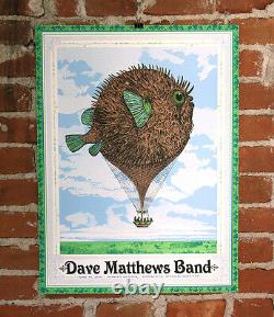 Dave Matthews Band Poster 2015 Xfinity Center Mansfield MA Signed A/P Version