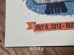 Dave Matthews Band Poster 2018 Concert Noblesville Indiana Truck Bear Guitar