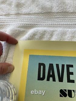 Dave Matthews Band Poster 2018 Summer Tour Numbered