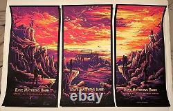 Dave Matthews Band Poster 2021 Gorge WA Triptych Set of 3 Mumford Signed #/60