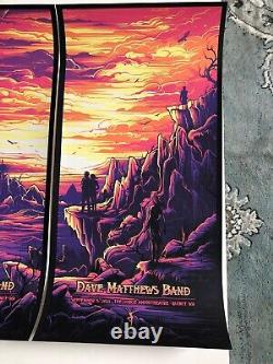 Dave Matthews Band Poster 2021 Gorge WA Triptych Set of 3 Mumford Signed #/60 AP