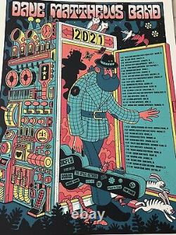 Dave Matthews Band Poster 2021 Tour Litho