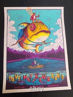 Dave Matthews Band Poster 2023 Noblesville IN 7/1/23