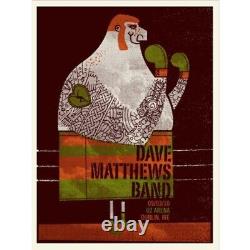 Dave Matthews Band Poster 3/9/2010 Dublin Ireland Signed & Numbered #63/400