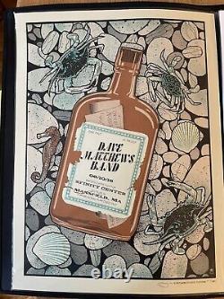 Dave Matthews Band Poster 6/10/16 Xfinity Center Mansfield MA Signed & Numbered