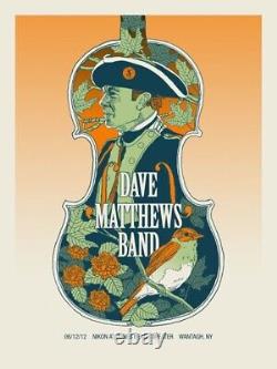 Dave Matthews Band Poster 6/12/12 Nikon Wantagh Jones Beach NY N1 S/N #82/750