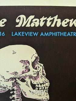 Dave Matthews Band Poster 6/22/2016 Syracuse NY S/N DMB Lakeview Amphitheater