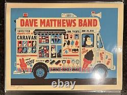 Dave Matthews Band Poster 6/25/11 2011 Badger Field Atlantic City, NJ Caravan