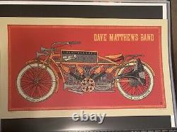 Dave Matthews Band Poster 6/28/2016 Moline IL Methane Studios Motorcycle Print
