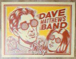 Dave Matthews Band Poster 6/28/2018 Hartford CT Signed & Numbered #846/860