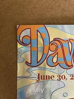 Dave Matthews Band Poster 6/30 Noblesville Indiana FOIL Deer Creek James Flames
