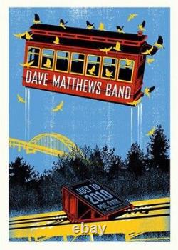 Dave Matthews Band Poster 7/10/2010 Pittsburgh PA Signed & Numbered #26/1300