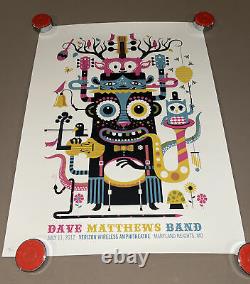 Dave Matthews Band Poster 7/11/2012 Maryland Heights MO #179 of 550