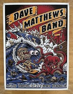 Dave Matthews Band Poster 7/23/2022 Virginia Beach, VA SOLD OUT
