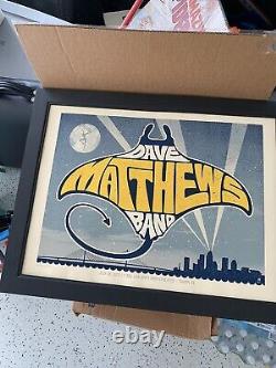 Dave Matthews Band Poster 7/28/2010 Tampa FL Signed & Numbered 24/500