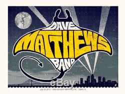 Dave Matthews Band Poster 7/28/2010 Tampa FL Signed & Numbered #/500 Devil Ray