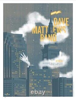 Dave Matthews Band Poster 7/30/2008 Cleveland OH Signed & Numbered #80/350