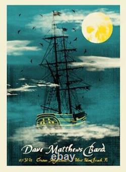 Dave Matthews Band Poster 7/31/2010 West Palm Beach N2 Numbered #92/650