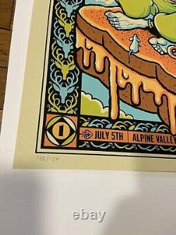 Dave Matthews Band Poster 7/5/2019 Alpine Valley WI N2 Numbered /1150 Genie