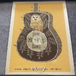 Dave Matthews Band Poster 7/7/2012 Alpine Valley Music East Troy WI #142/1400