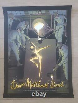 Dave Matthews Band Poster 7/9/2016 Burgettstown PA Signed & Numbered #4/5 A/P