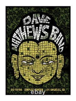 Dave Matthews Band Poster 8/19/08 Staples Los Angeles CA Signed & Numbered #/475