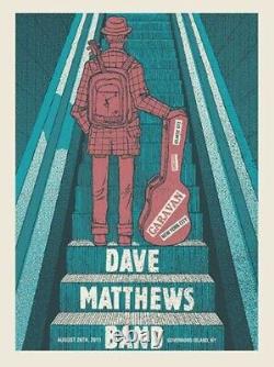 Dave Matthews Band Poster 8/26/2011 Governors Island NY Caravan N1 S/N #26/900
