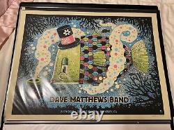 Dave Matthews Band Poster 8/29/2016 Berkeley Greek Theater Fish By Methane