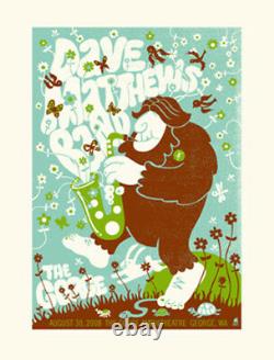 Dave Matthews Band Poster 8/30/2008 Gorge N2 Numbered #/880 Rare