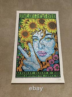 Dave Matthews Band Poster 8/31/19 Gorge Amphitheater. Quincy, WA. Sperry Print