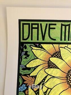 Dave Matthews Band Poster 8/31 2019 Quincy WA Gorge N2 SPERRY Signed #/Ed MINT