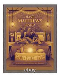 Dave Matthews Band Poster 9/14/07 West Palm FL Signed & Numbered /355 Drive In