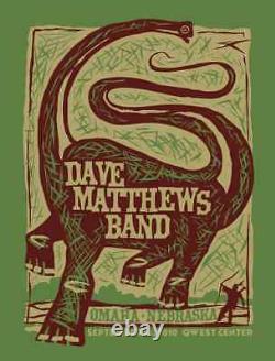 Dave Matthews Band Poster 9/14/2010 Omaha NE Signed & Numbered #44/350