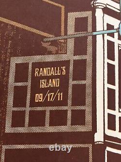 Dave Matthews Band Poster 9/17/2011 Randall's Island Numbered #562/850
