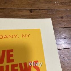 Dave Matthews Band Poster Albany New York 11/5/2010 Methane Signed /500 Rare