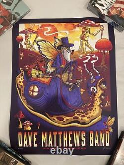Dave Matthews Band Poster Alpine Valley 2022 MAZZA OPAL PEARLESCENT VARIANT19/25