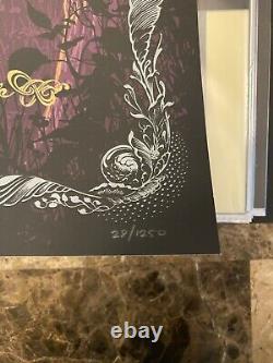 Dave Matthews Band Poster Alpine Valley 2022 NC Winters Signed Number