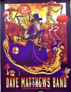 Dave Matthews Band Poster Alpine valley 2022 concert tour 7/2 jim mazza art