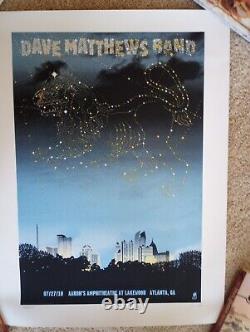 Dave Matthews Band Poster Atlanta, GA 7/27/10 RARE - Only 525 printed