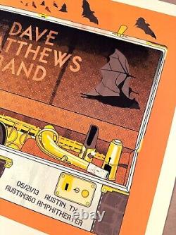 Dave Matthews Band Poster Austin 2013 Methane Studios Signed #/650