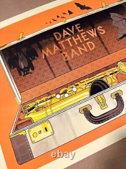 Dave Matthews Band Poster Austin 2013 Methane Studios Signed #/650